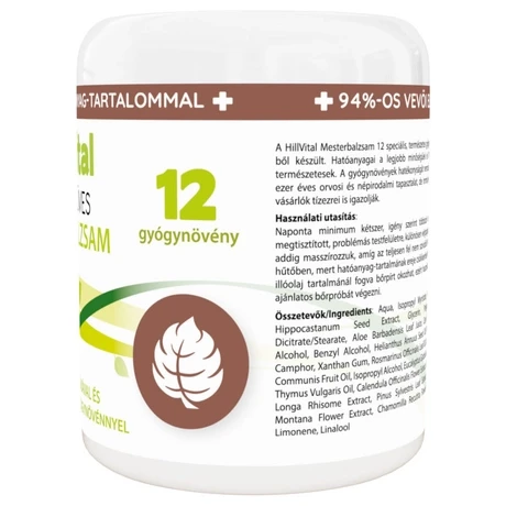 Gyógyfüves Mesterbalzsam 250ml