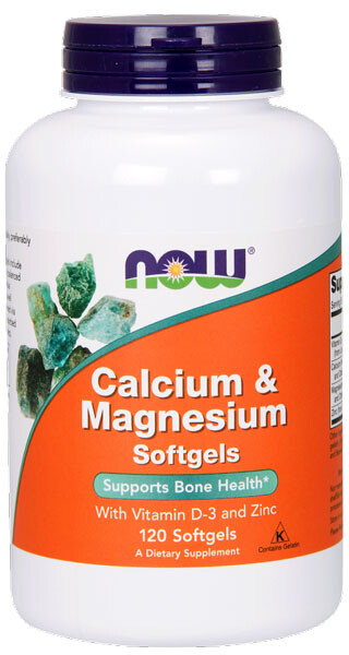 Now Calcium and Magnesium lágyzselatin kapszula 120db