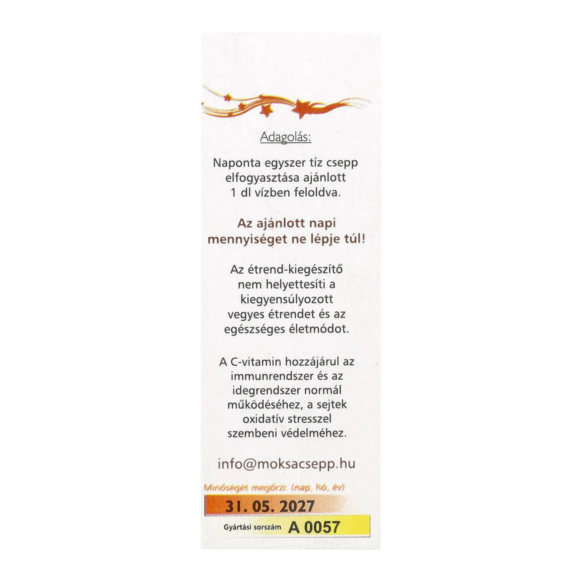 Móksha csepp 10ml