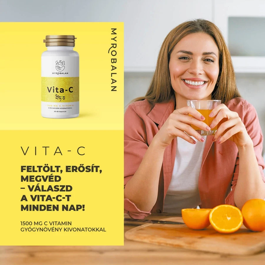 Myrobalan Vita-C 1500 mg C vitamin gyógynövény kivonatokkal 60db