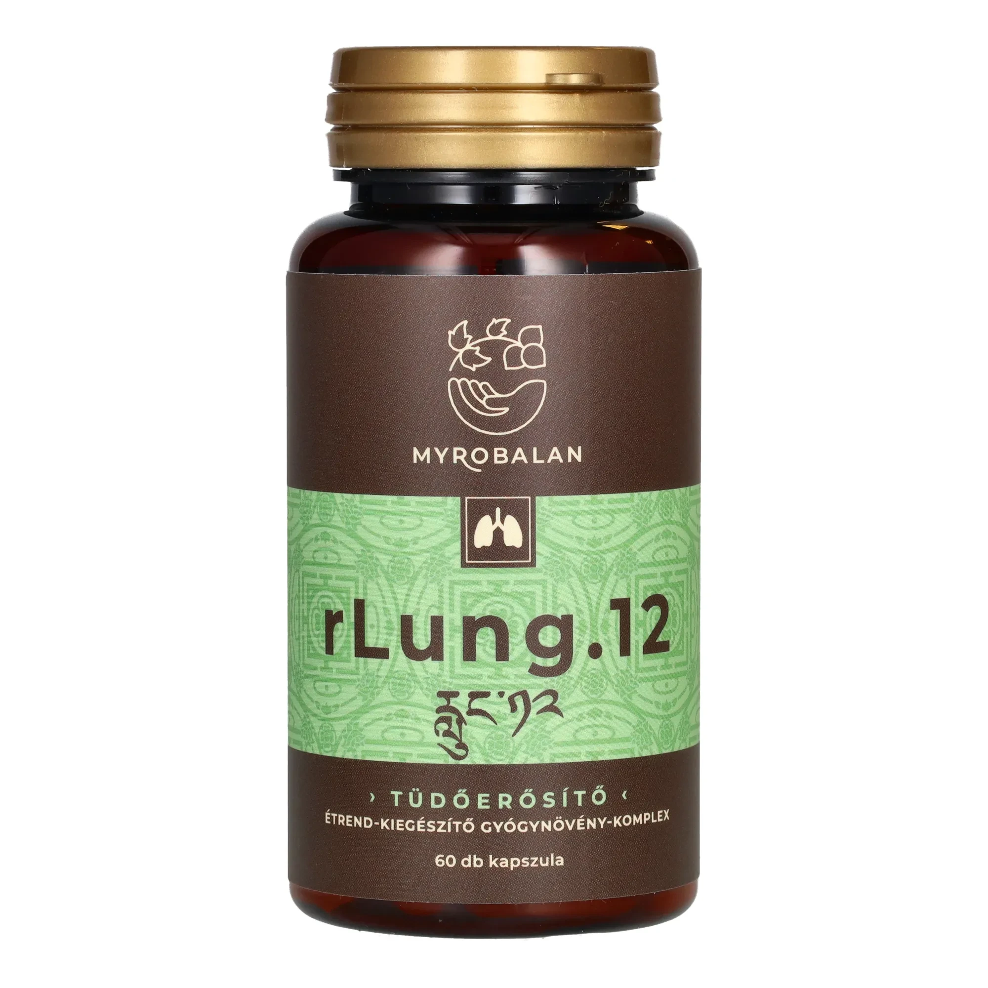 Myrobalan rLung.12 tüdőerősítő és tüdőtisztító gyógynövény-komplex 60db