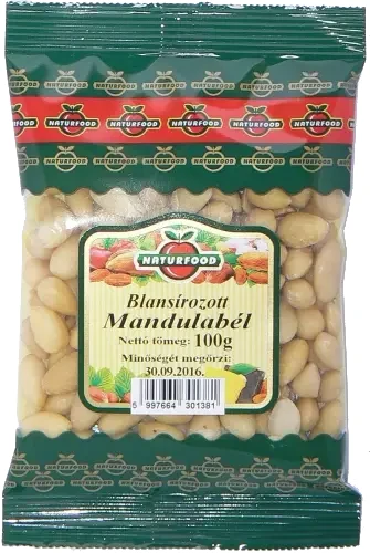 Naturfood Mandulabél, blansírozott 100g