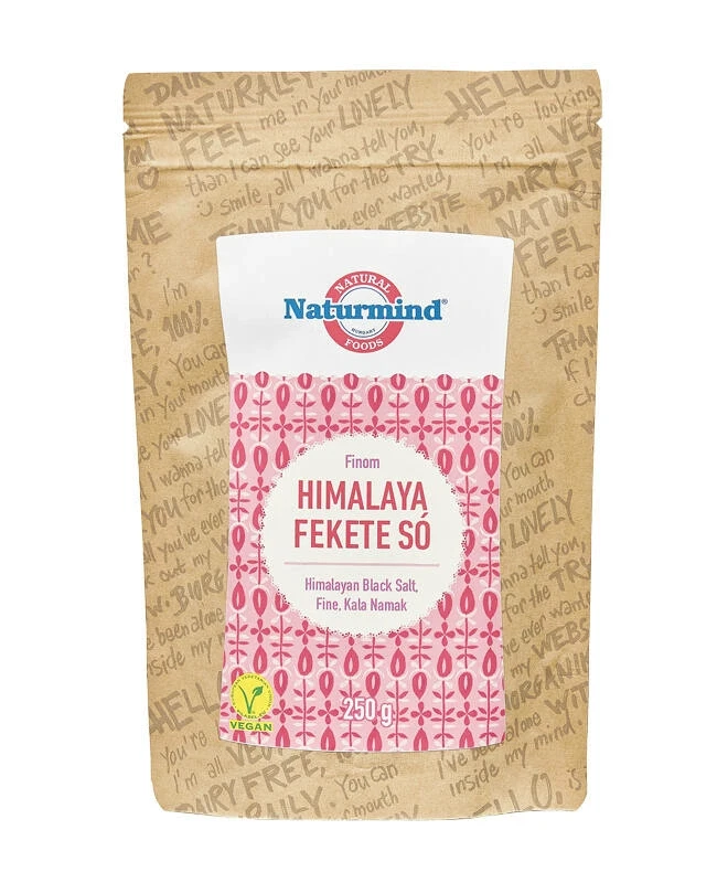 Natúr Himalaya fekete só, finom 250 g BiOrganik