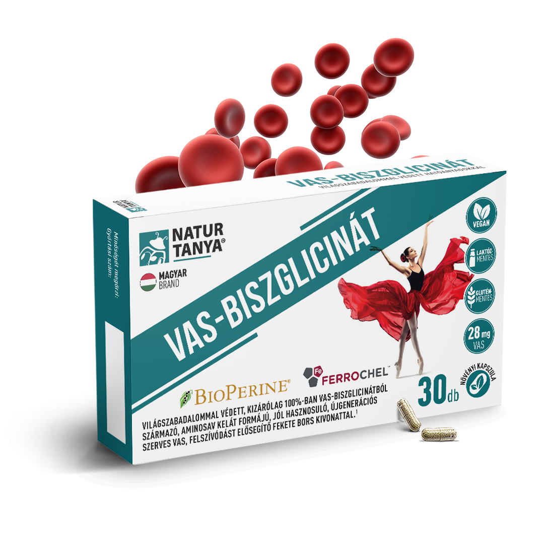 NT VAS-BISZGLICINÁT - Világszabadalommal védett szerves vas és BioPerine® 30db