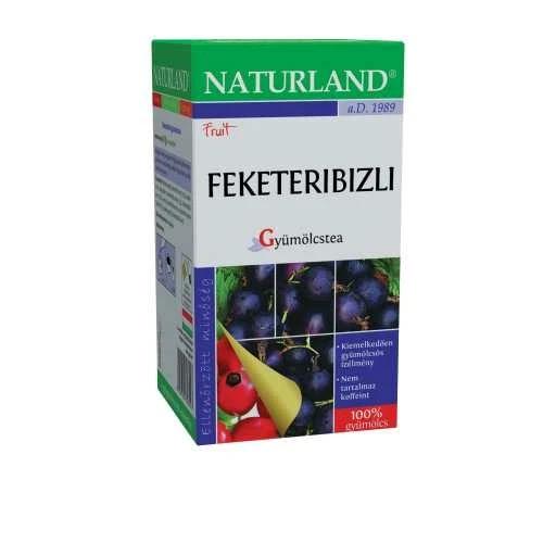 Naturland Feketeribizli gyümölcstea 20 db