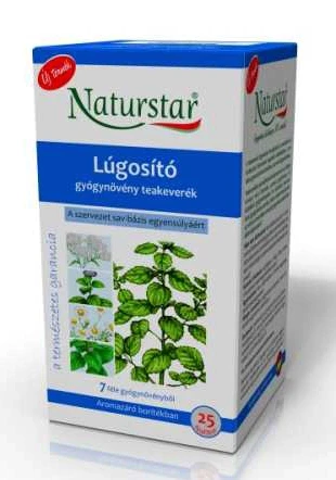 Naturstar Lúgosító gyógynövény teakeverék 25 db
