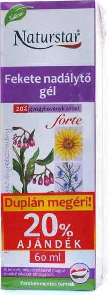 Naturstar Feketenadálytő gél FORTE dupla 2x60 ml
