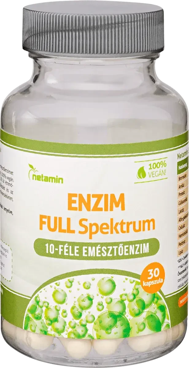 Netamin Enzim Full Spektrum kapszula 30 db