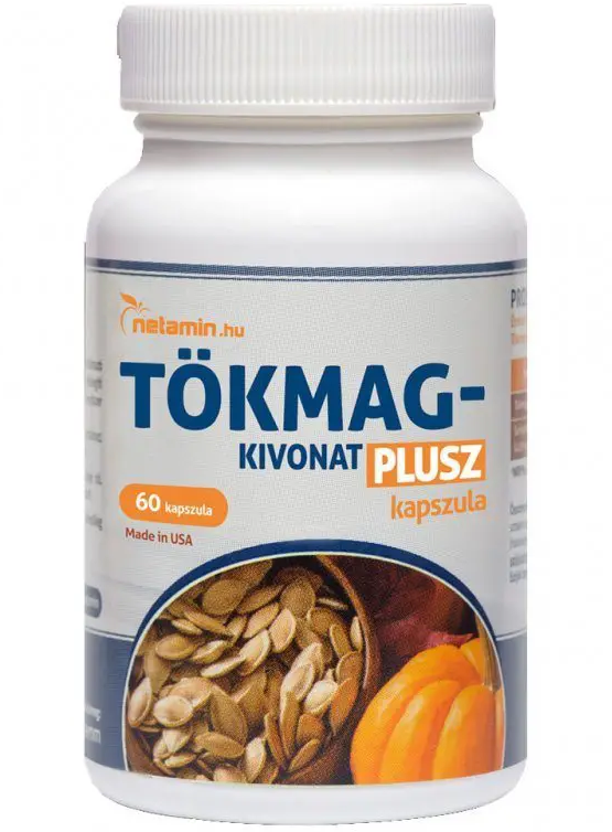 Netamin Tökmag kivonat plusz kapszula 60 db