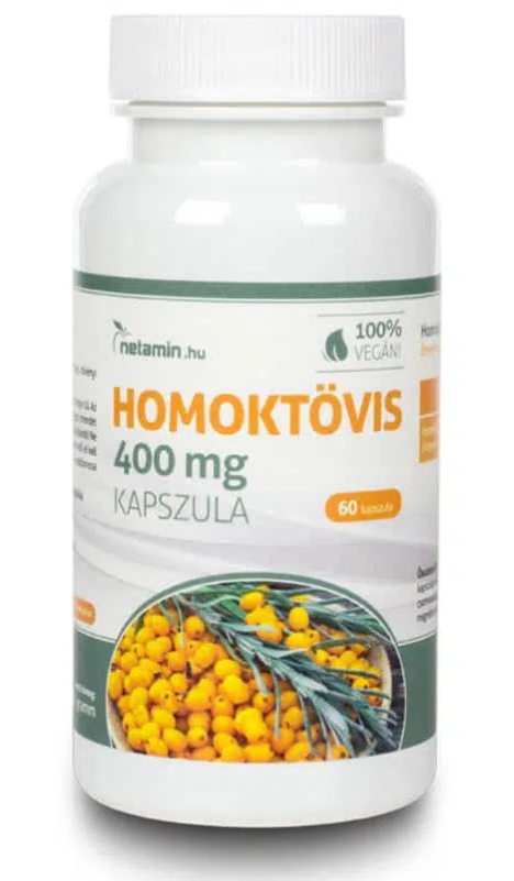 Netamin Homoktövis 400 mg kapszula 60 db