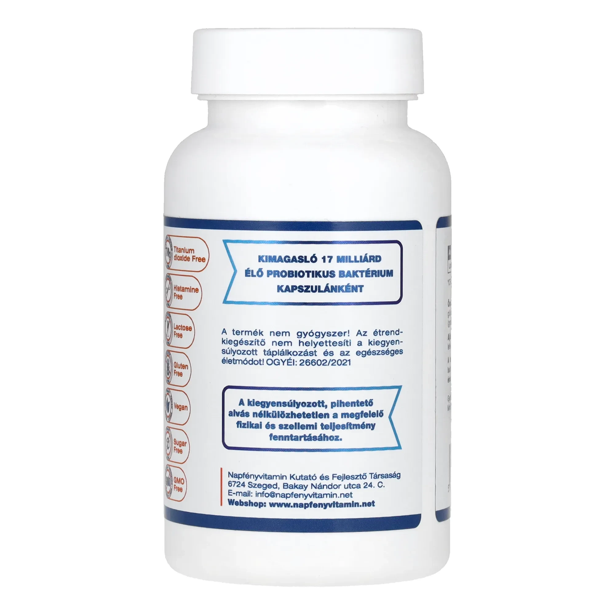 Napfényvitamin Probio-Sleep 60db