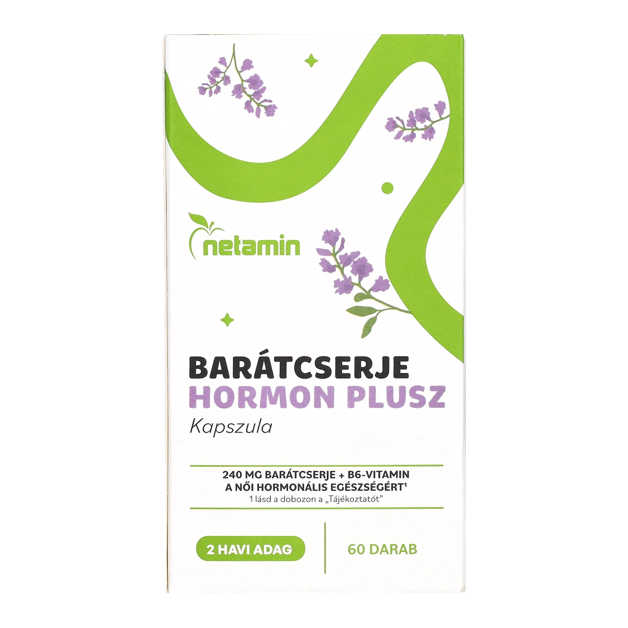 Netamin Barátcserje Hormon PLUSZ kapszula 60 db