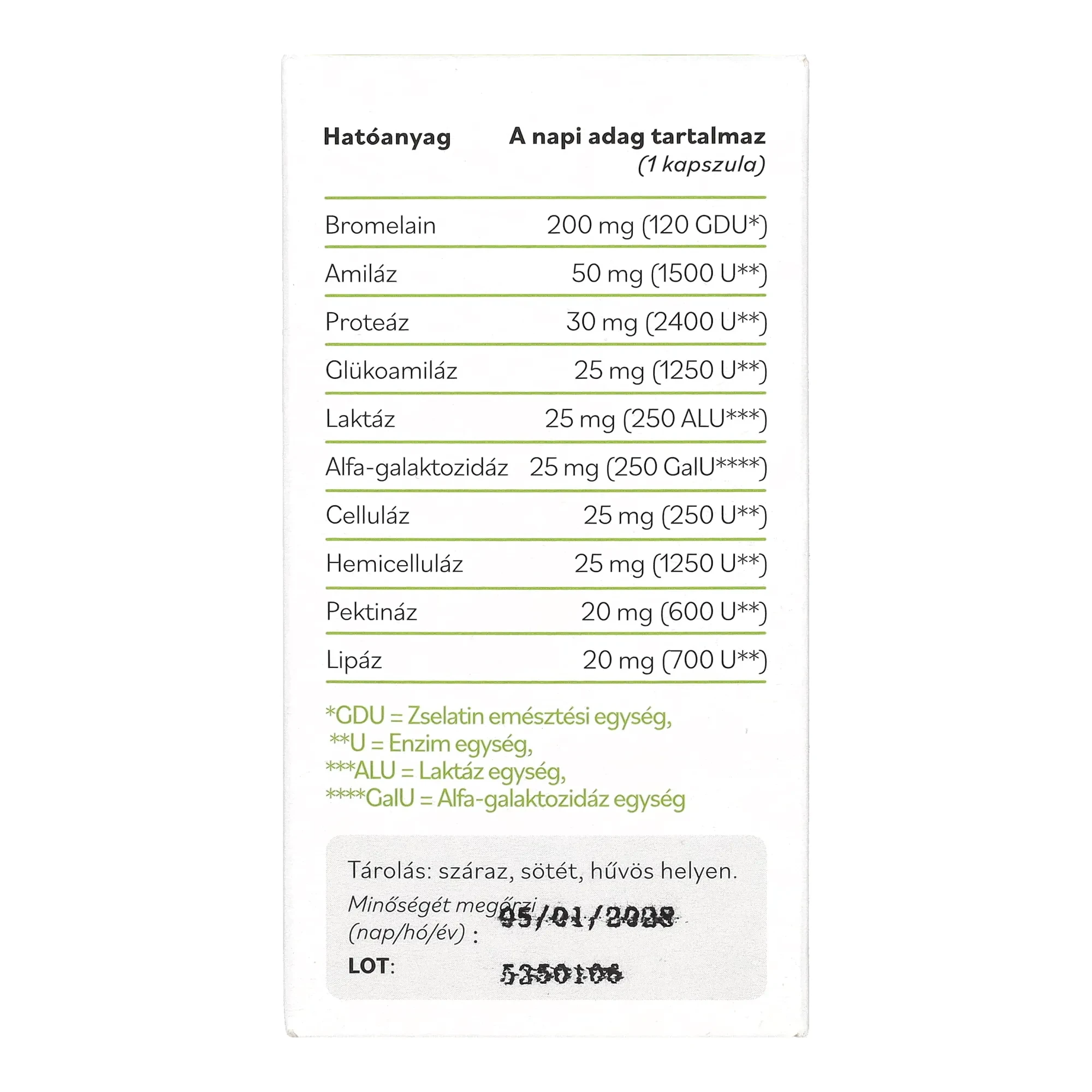 Netamin Enzim Full Spektrum kapszula 30 db