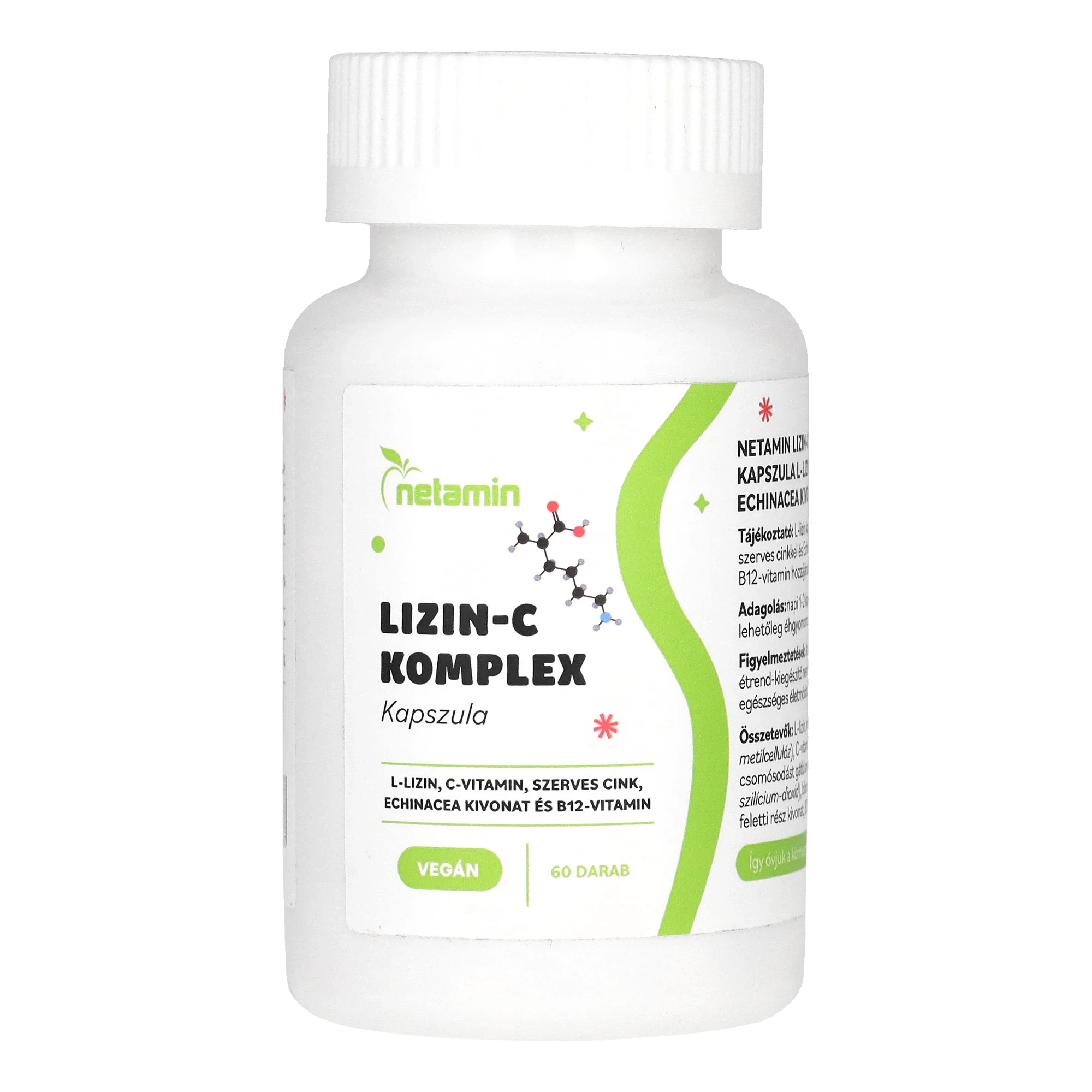 Netamin Lizin-C KOMPLEX kapszula 60db