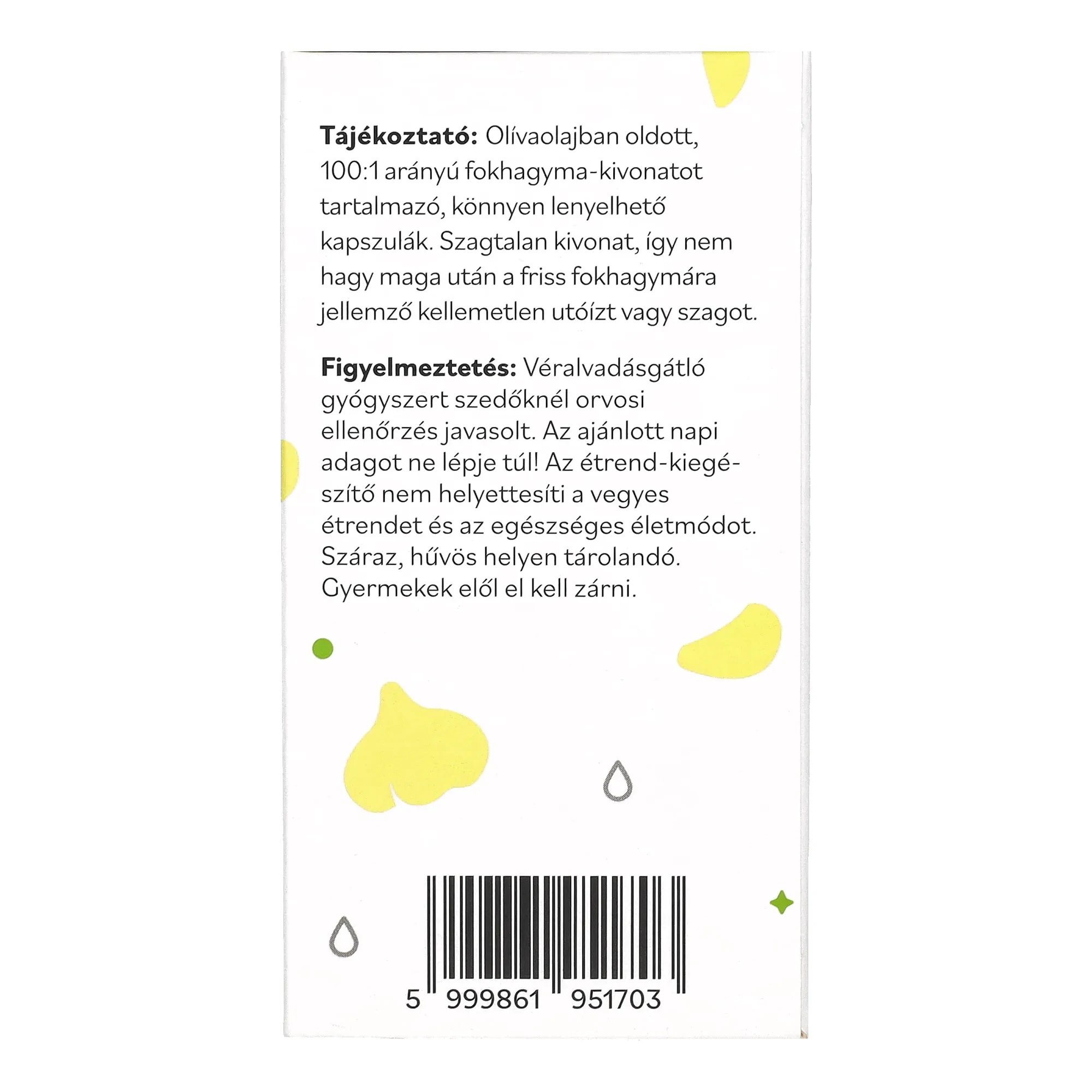 Netamin Fokhagyma Kapszula Olivaolajjal 100 db