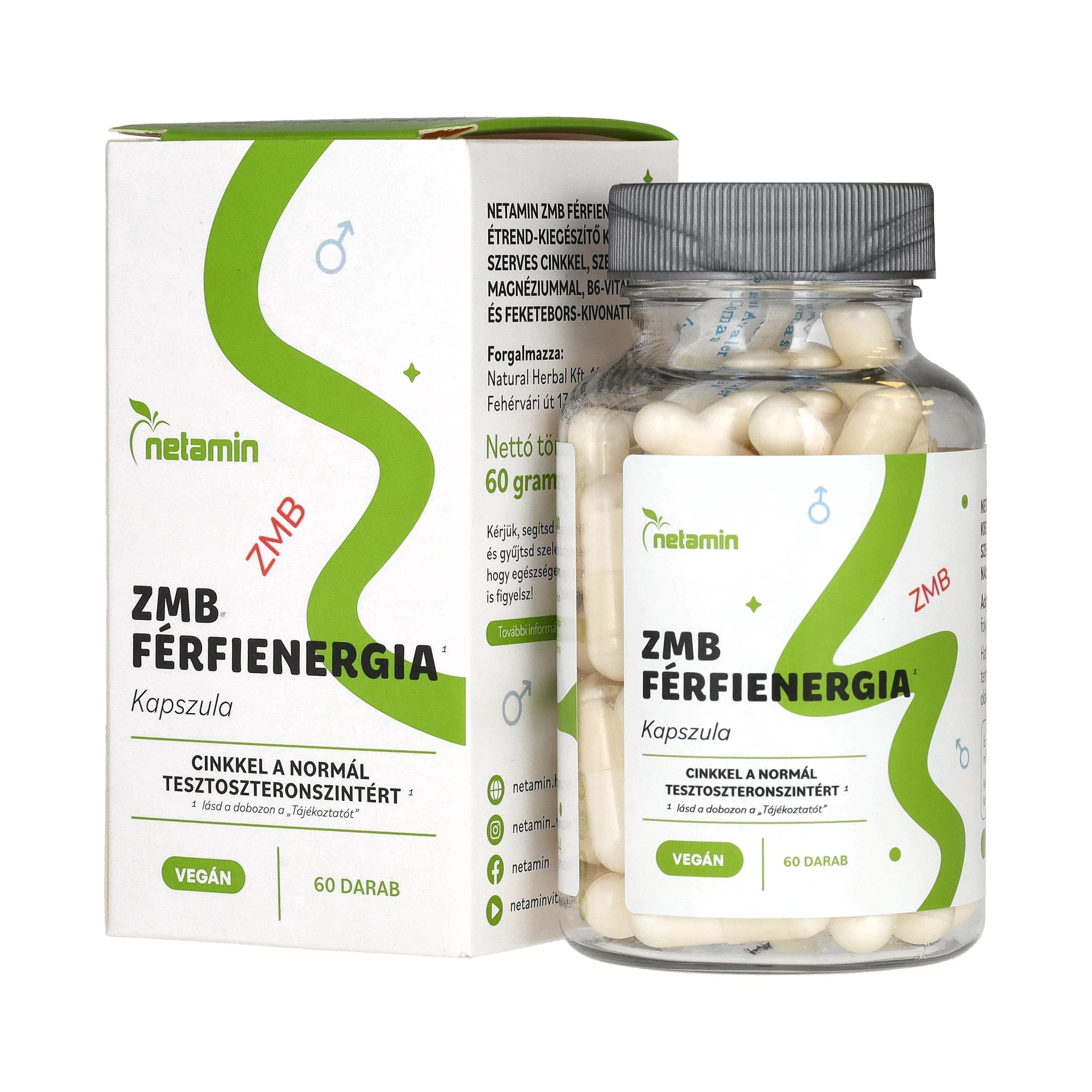 Netamin ZMB Férfienergia kapszula 60 db