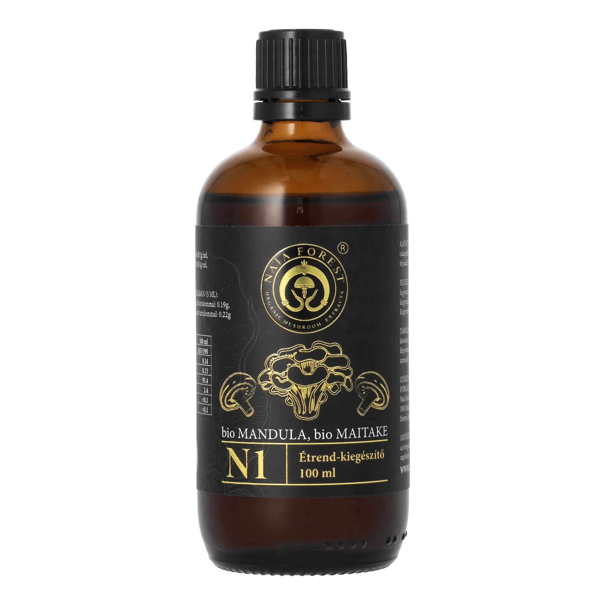 Naja Forest N1 bio Maitake, bio Mandula étrend-kiegészítő 100ml