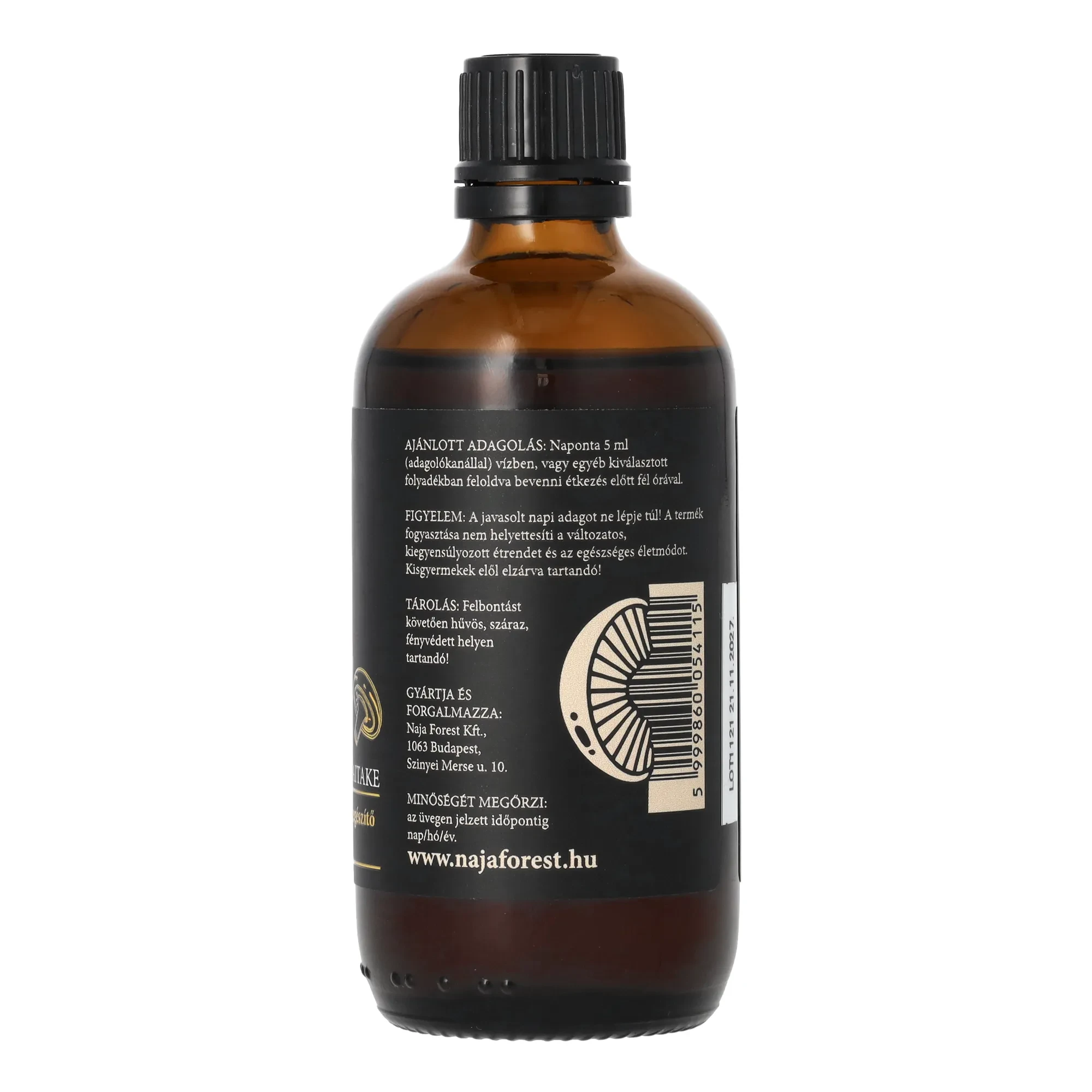 Naja Forest N1 bio Maitake, bio Mandula étrend-kiegészítő 100ml