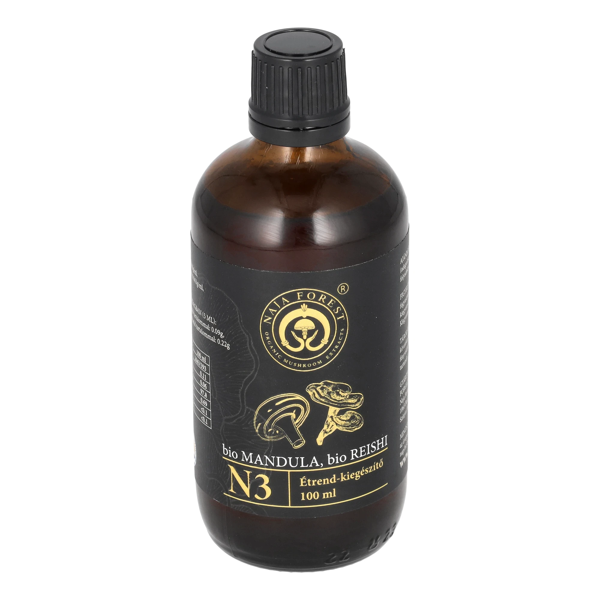 Naja Forest N3 bio Mandula, bio Reishi étrend-kiegészítő 100ml