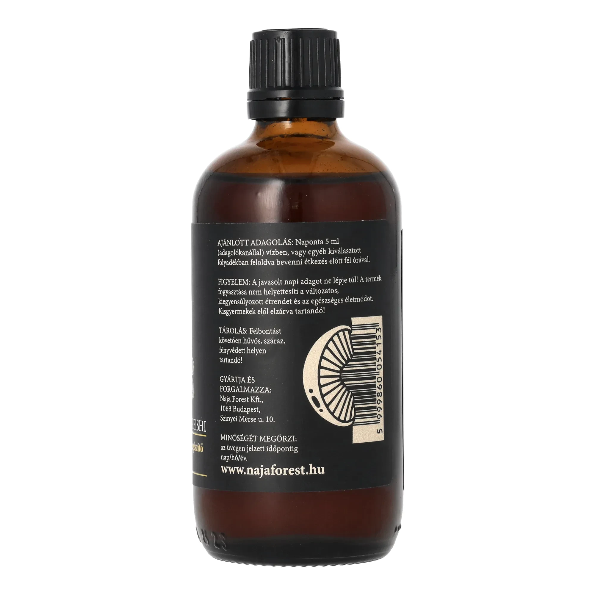 Naja Forest N3 bio Mandula, bio Reishi étrend-kiegészítő 100ml