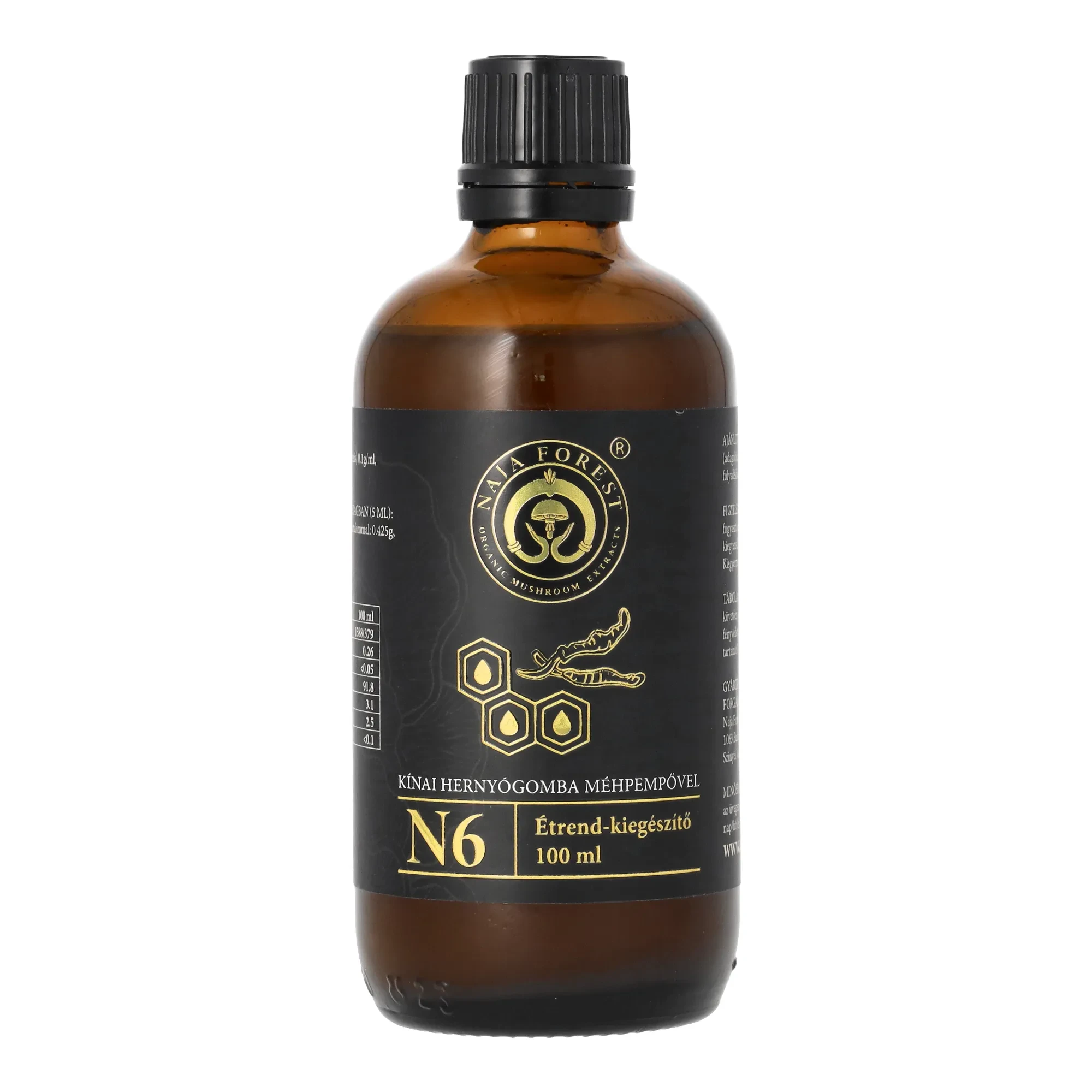 Naja Forest N6 bio Cordyceps - méhpempő étrend-kiegészítő 100ml
