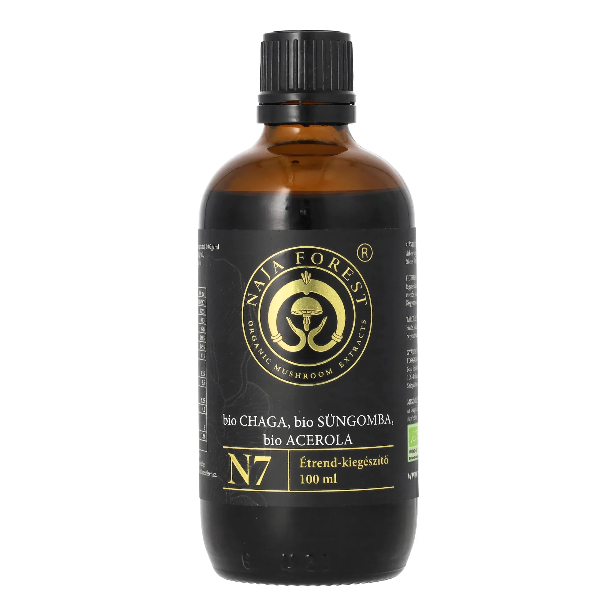 Naja Forest N7 bio Chaga,bio Süngomba, bio Acerola étrend-kiegészítő  100ml