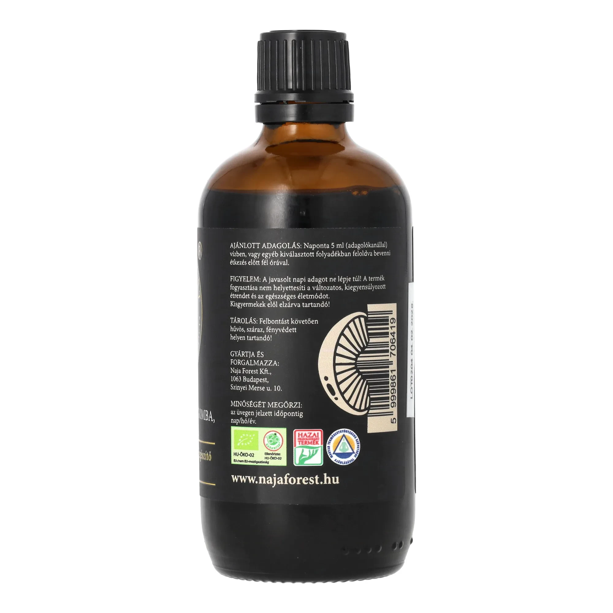 Naja Forest N7 bio Chaga,bio Süngomba, bio Acerola étrend-kiegészítő  100ml