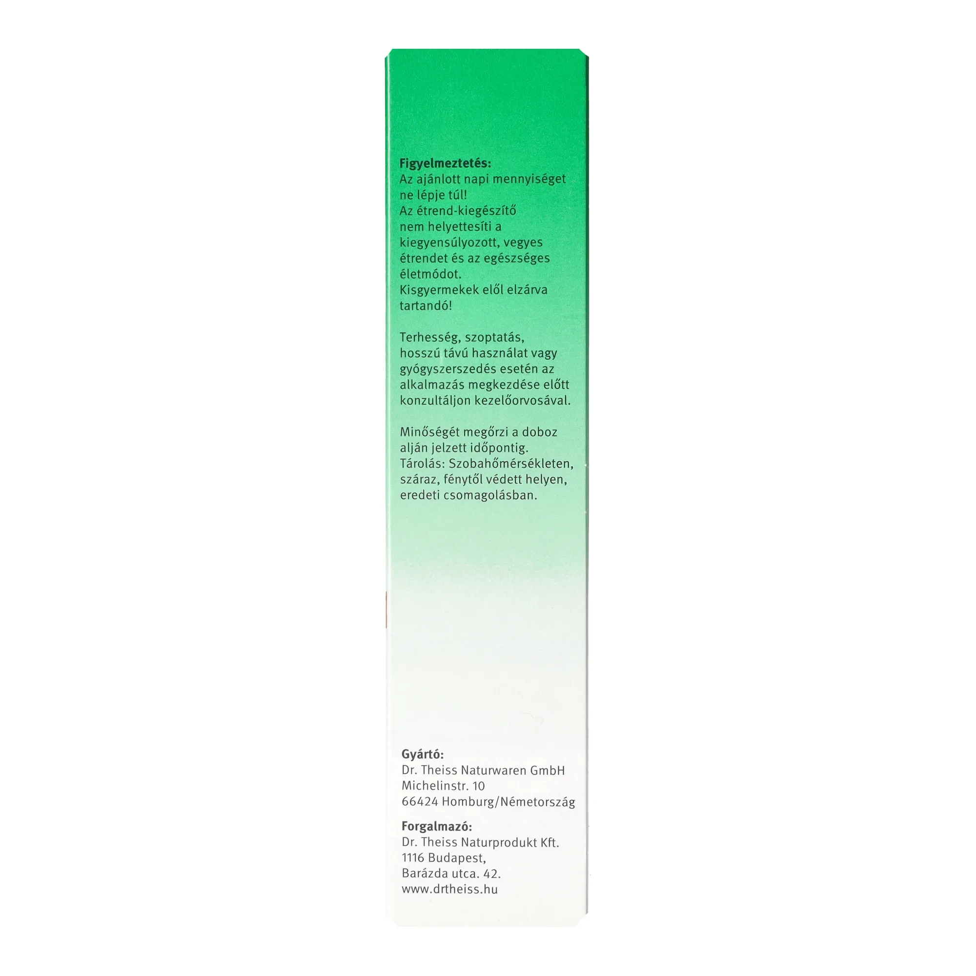 Dr. Theiss Izlandi zuzmó Folyékony étrend-kiegészítő 250 ml