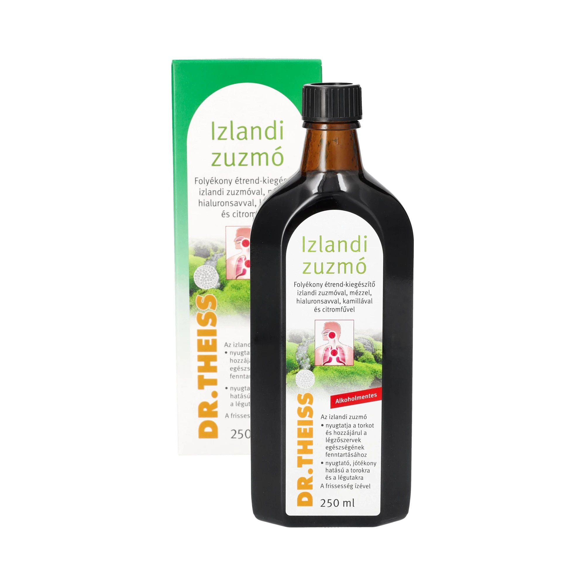 Dr. Theiss Izlandi zuzmó Folyékony étrend-kiegészítő 250 ml