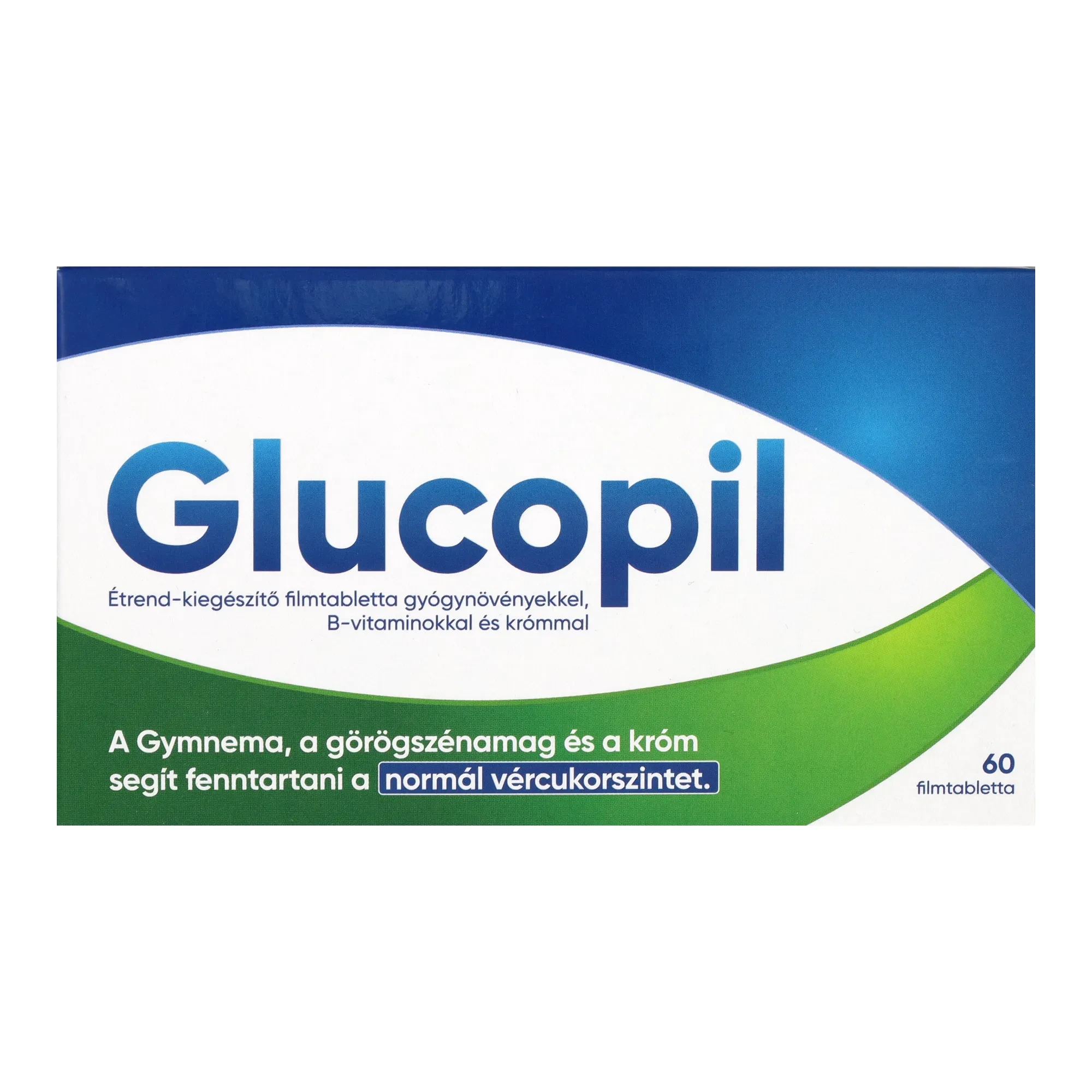 Glukopil étrend-kiegészítő filmtabletta gyógynövényekkel 60db