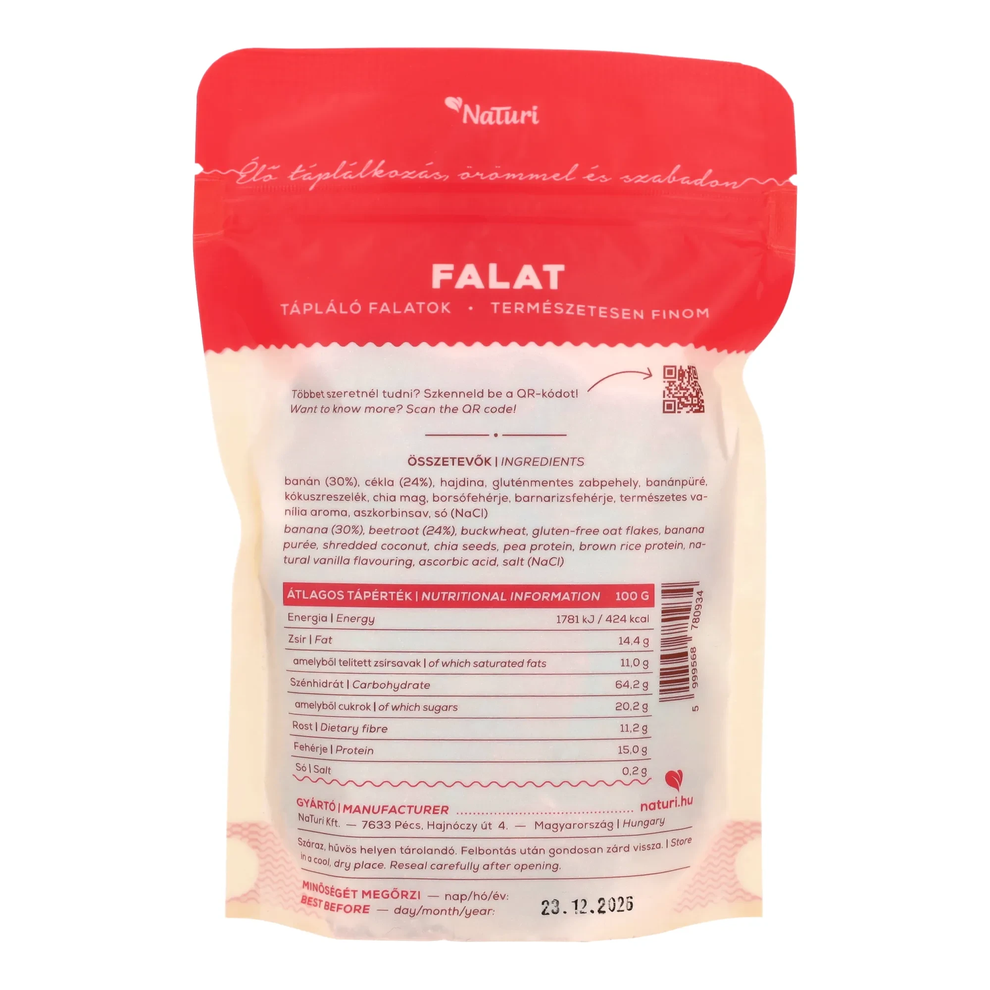 NaTuri Banános Céklás Falat 100g