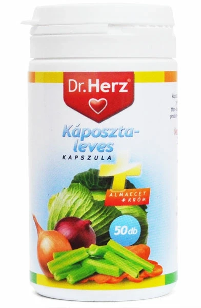 Dr.Herz Káposztaleves+almaecet+króm 50db