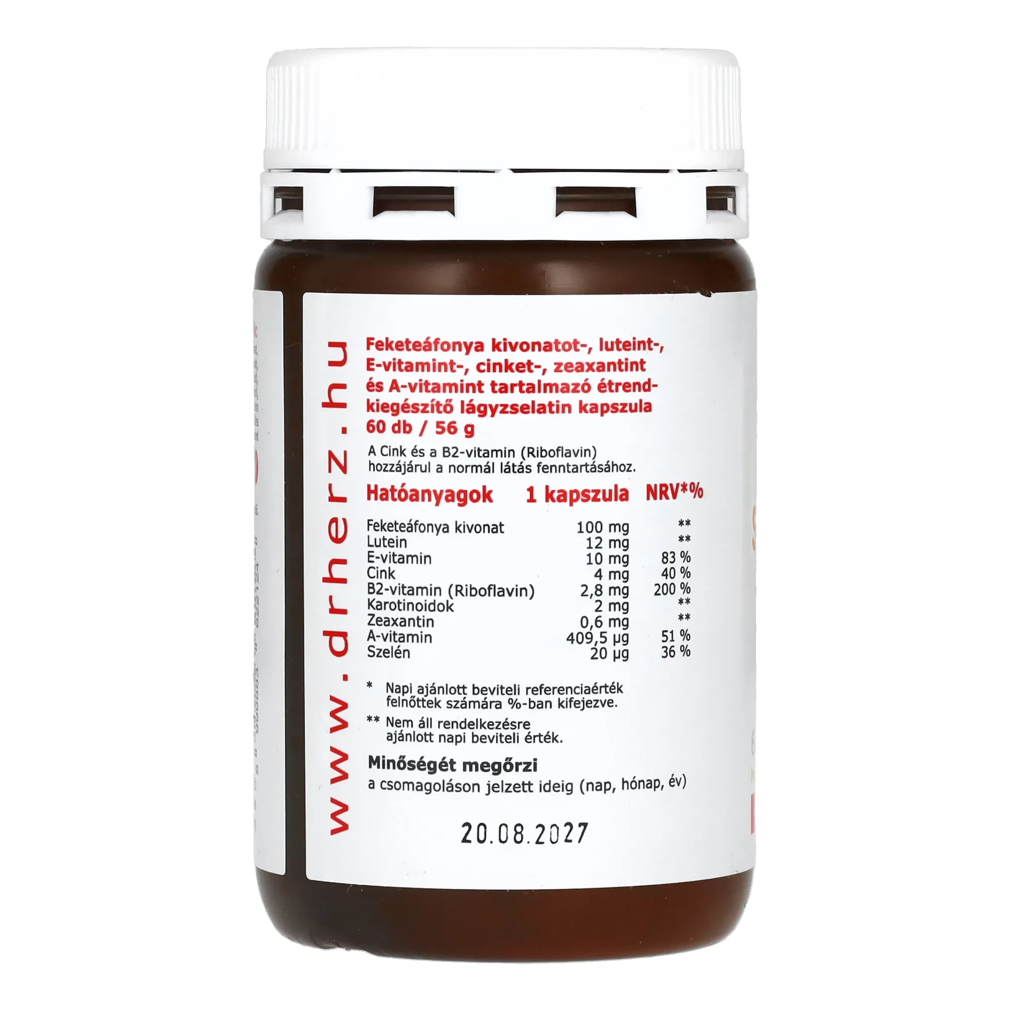 Dr.Herz Szem vitamin kapszula 60db