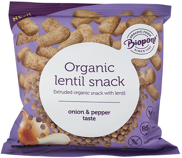 Extrudált lencse hagymás-borsos 60g