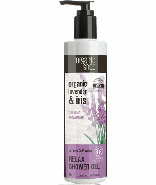 Organic Shop bio tusfürdő levendula és nőszirom kivonattal 280 m