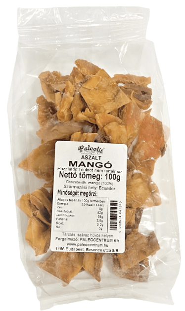 Aszalt mangó szelet 100 g (Paleolit)