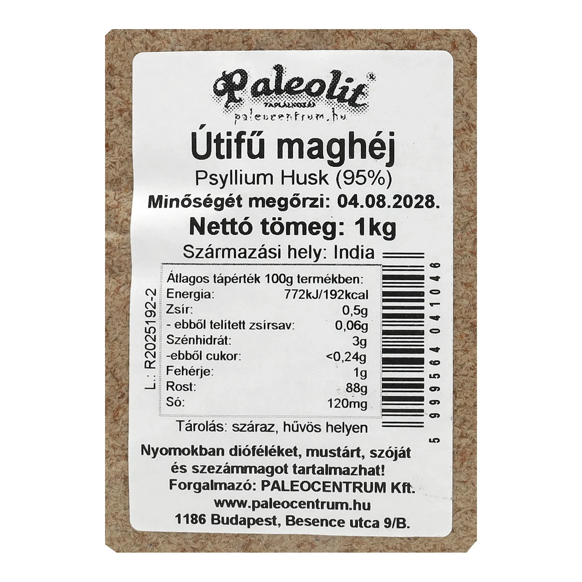 Paleolit Útifű maghéj 1 kg