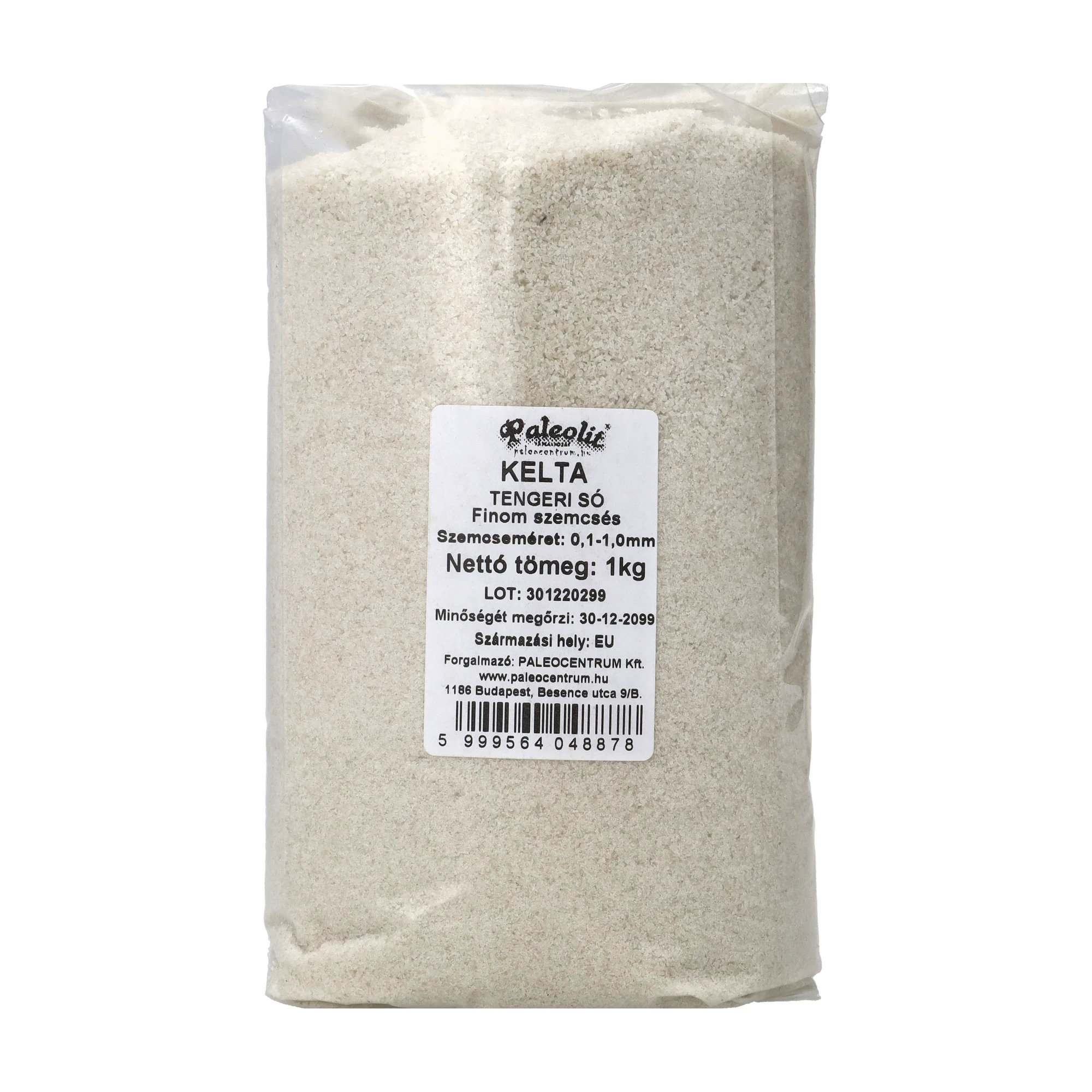 Paleolit Kelta Tengeri Só Finom Szemcsés 1 Kg