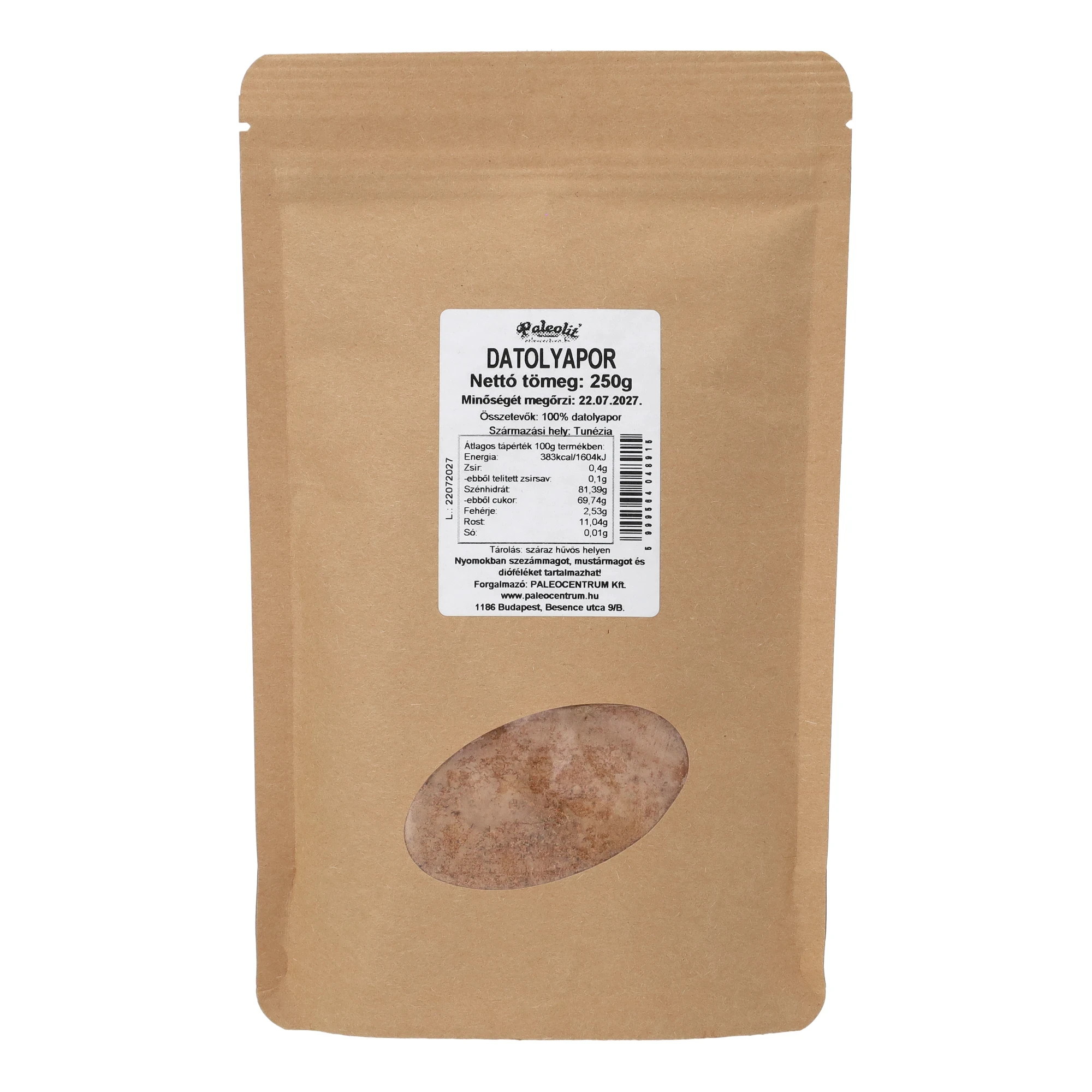 Paleolit Datolyapor Édesítő 250 g