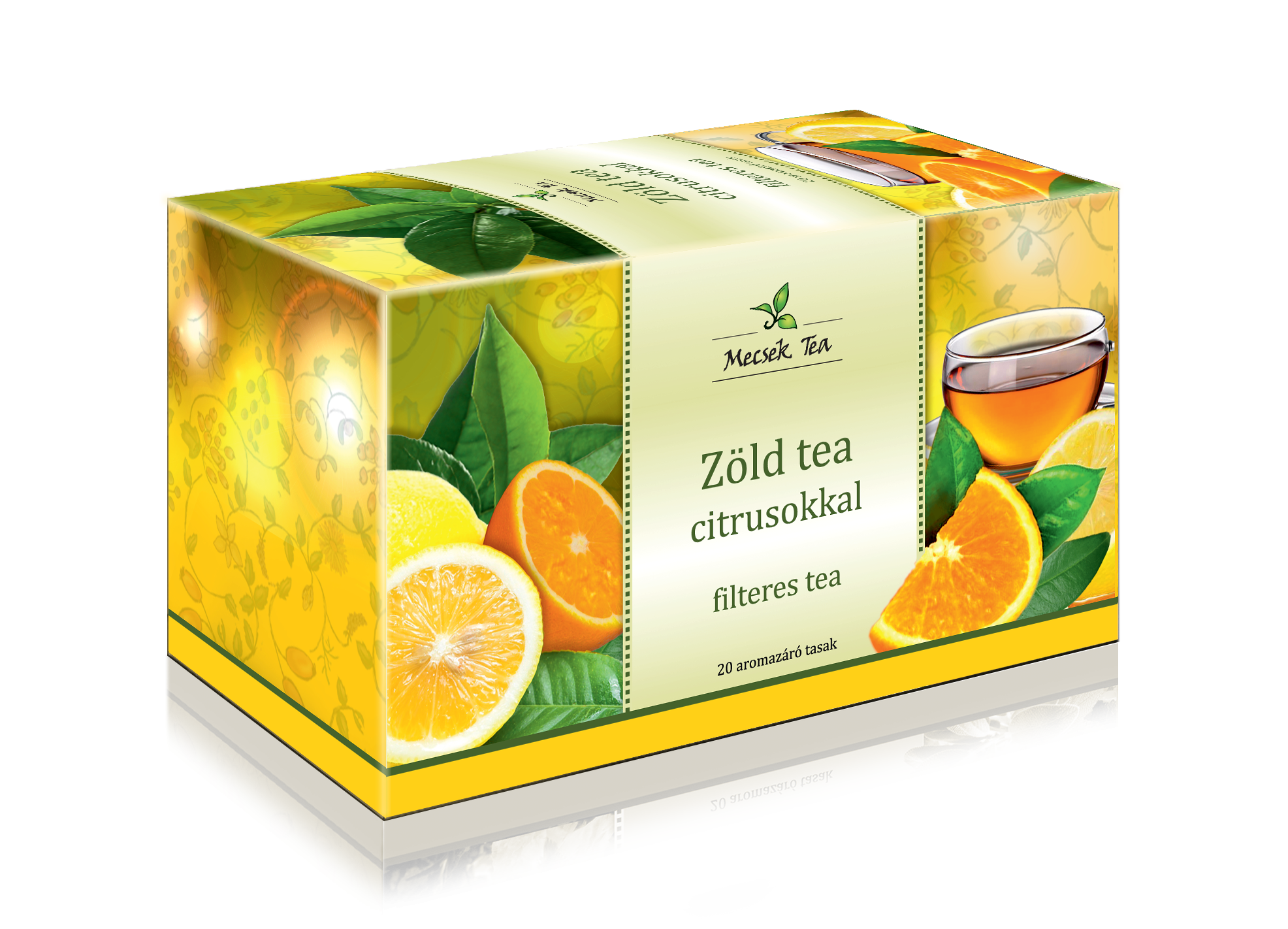 Mecsek Zöld tea citrusokkal 20 x 2g
