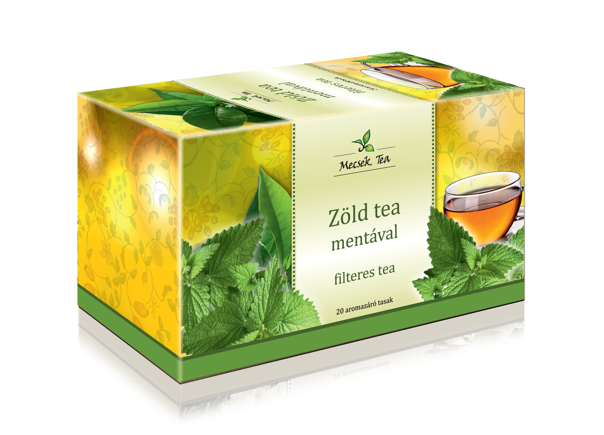 Mecsek Zöld tea mentával 20 x 2g