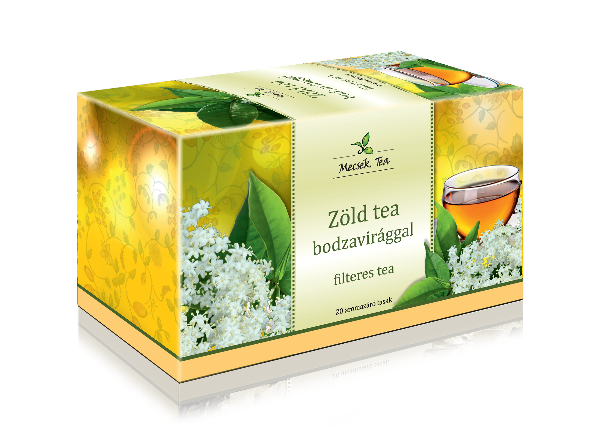 Mecsek Zöld tea bodzavirággal 20 x 2g