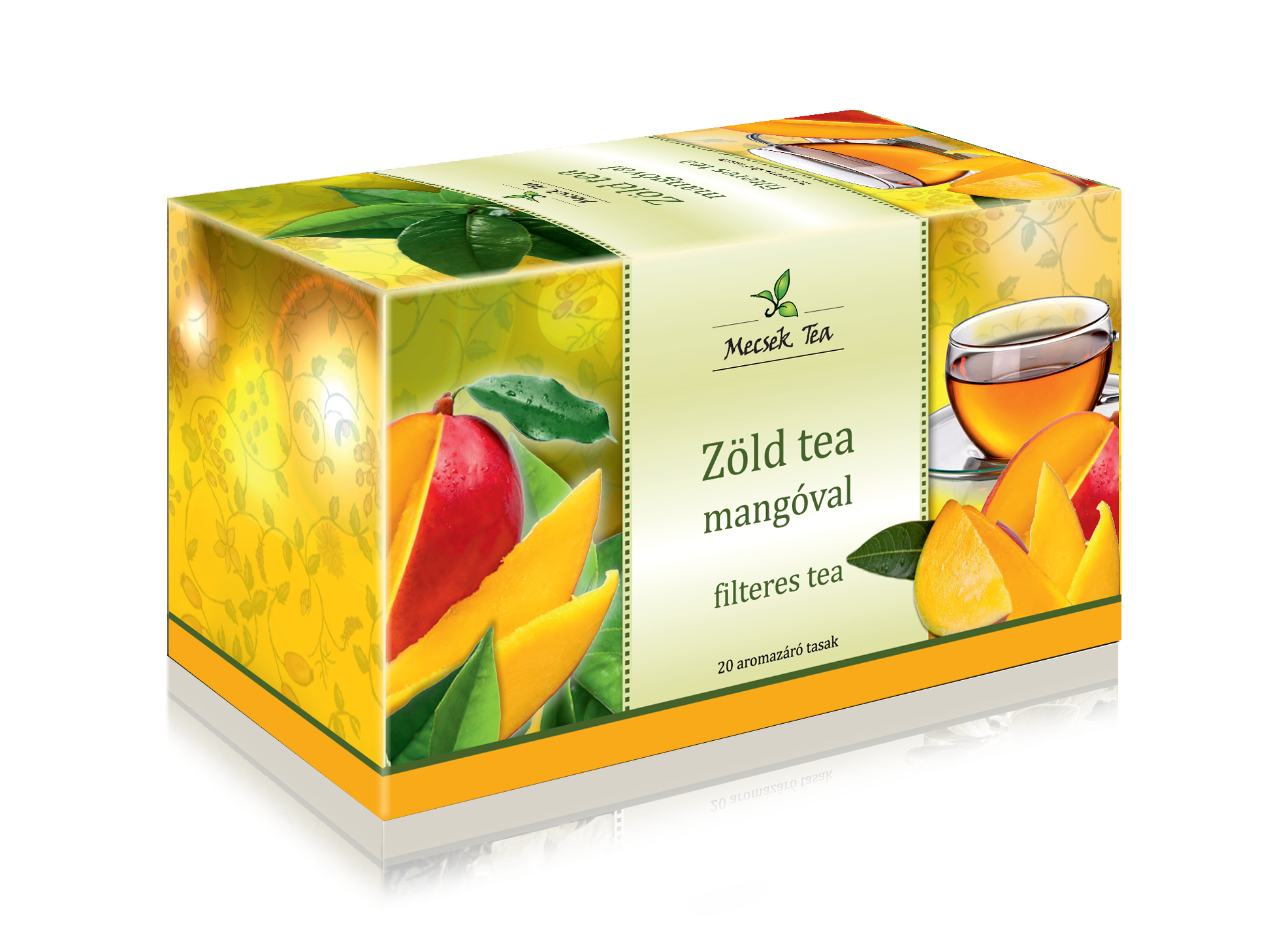 Mecsek Zöld tea mangóval 20 x 2g