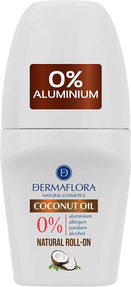 dermaflora 0% roll-on 50ml coconut oil