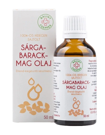 Bálint Sárgabarackmag-olaj 100%-os hidegen sajtolt 50ml