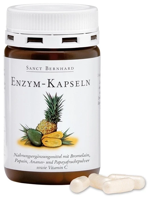 S.Bernhard Ananász, papaya, enzym kapszula 90db