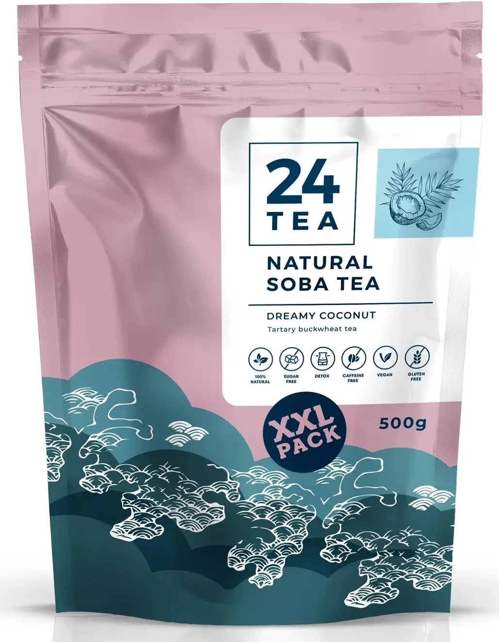 24 tea hajdina tea kókuszos XXL 500g