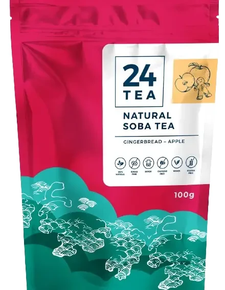 24 Tea Natural Soba tea - Alma-mézeskalács hajdina tea 100g