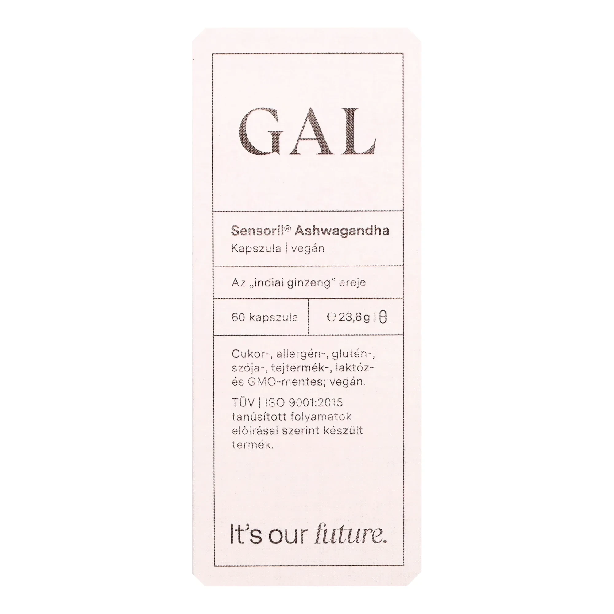 GAL Sensoril Ashwaganda 60db (ST.)