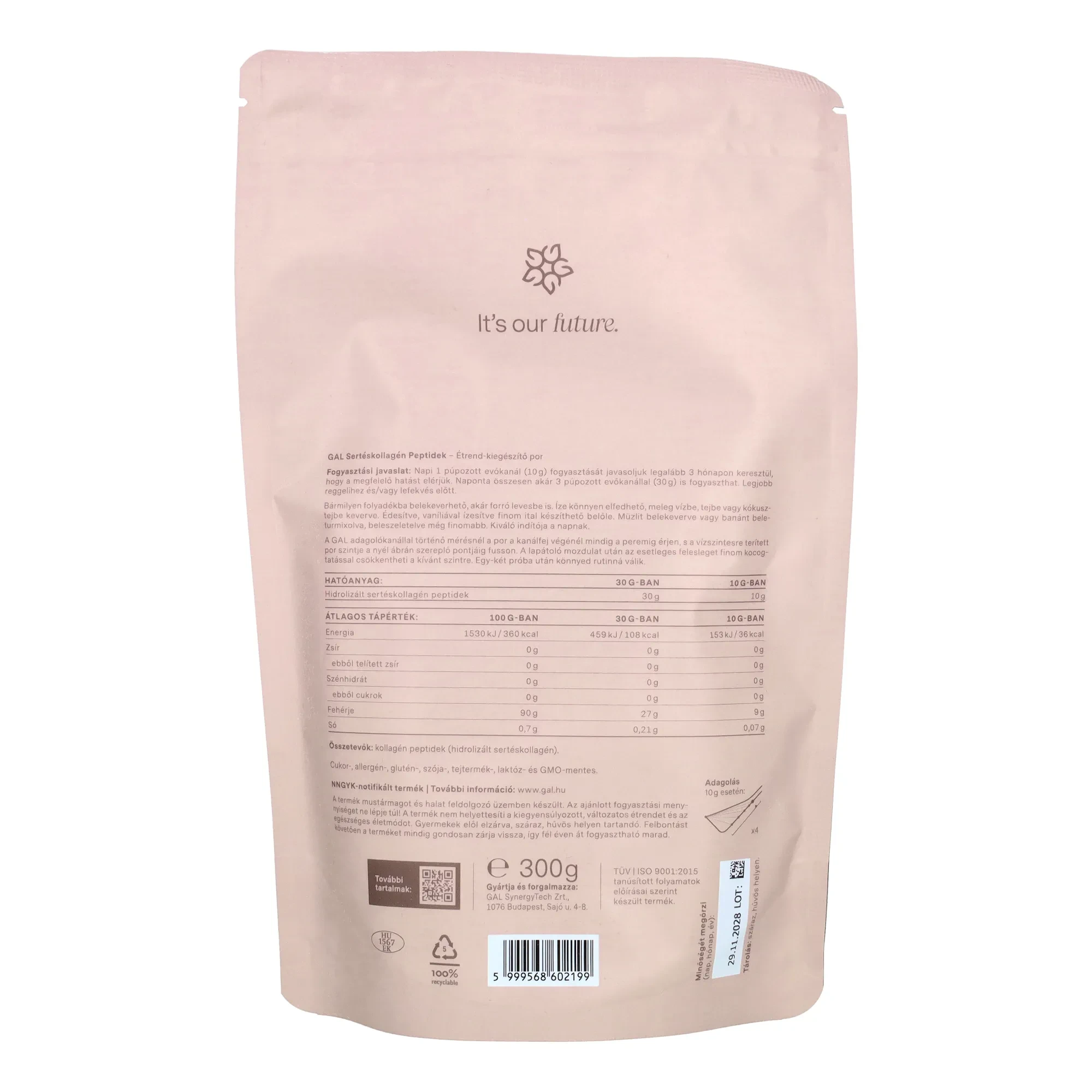 GAL Sertéskollagén peptidek 300g St.